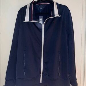 NWT Tommy Hilfigier Navy Zip Up Jacket XL